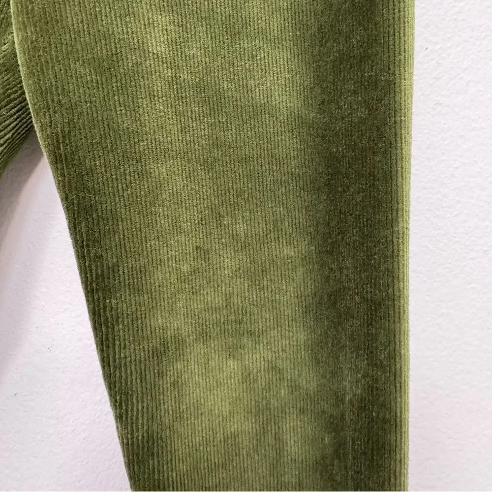 Crewcuts Velvet Leggings Green Size 12